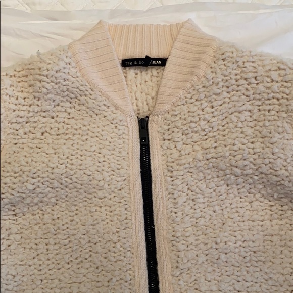 Rag and Bone Wool Zip Up Jacket - Picture 4 of 4